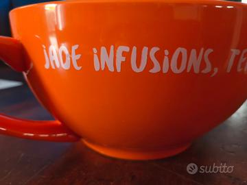 Tazza gigante Jade Infusion Arancione Pop