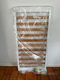 Struttura letto 80x165 cm in legno - rete a doghe