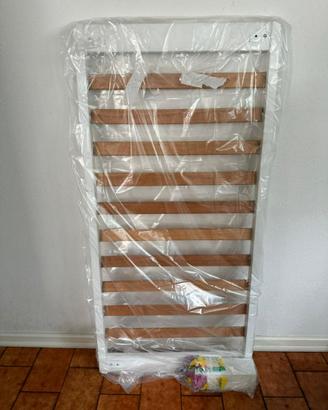 Struttura letto 80x165 cm in legno - rete a doghe