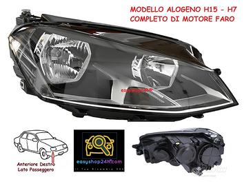 FARO FANALE PROIETTORE ANTERIORE DX PER VOLKSWAGEN