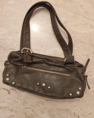 Borsa verde/grigio militare 