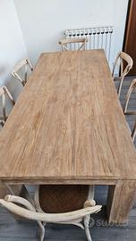 tavolo in legno messello