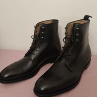 Stivaletti nuovi CHURCH'S in pelle burgundy