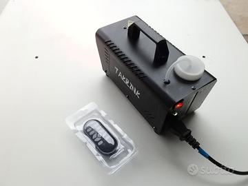 Macchina del fumo Takrink 900 w ancora in garanzia