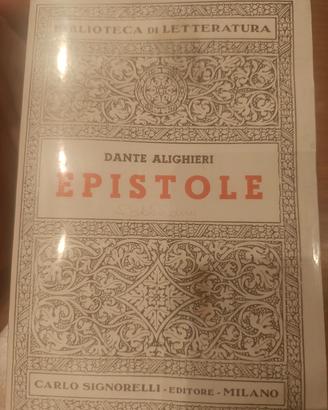 libro epistole dante alighieri 