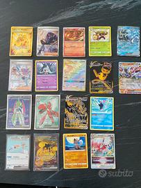 Lotto carte pokemon rare fuori serie