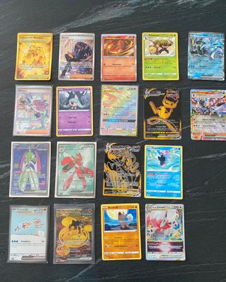 Lotto carte pokemon rare fuori serie