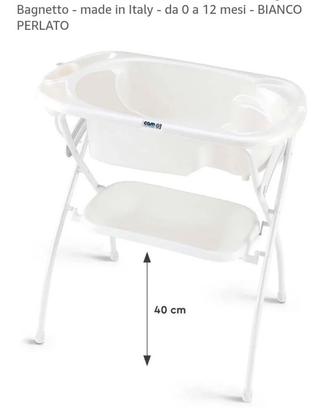 Kit bagno per neonati bambini CAM pieghevole