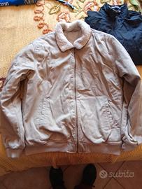 giubbino beige con imbottitura interna 