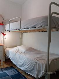 Letto a castello in metallo come nuovo