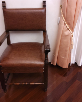 Sedia legno massello noce primi 900
