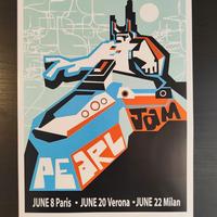 Poster "Pearl Jam" Vintage - Live in Europa 