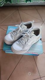 sketchers bianche ecopelle 