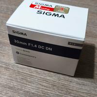 Obiettivo sigma 30mm F1.4 DC DN