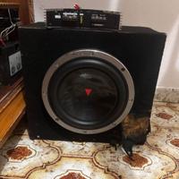 subwoofer kenwood + amplificatore