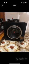subwoofer kenwood + amplificatore