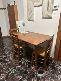 Tavolo Cucina rettangolare con sedie