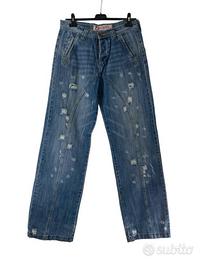 Jeans donna larghi strappati Sorbino taglia 44