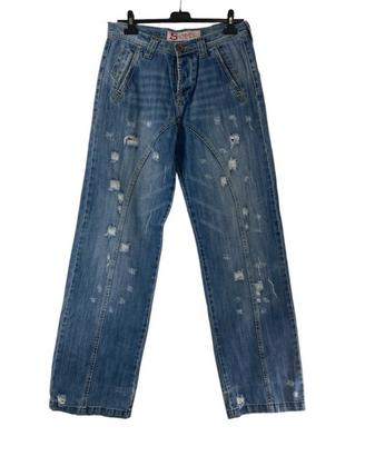 Jeans donna larghi strappati Sorbino taglia 44