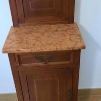 Comodini liberty, comò e letto coordinati