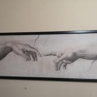 Quadro "La creazione di Adamo"