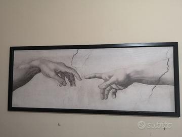 Quadro "La creazione di Adamo"