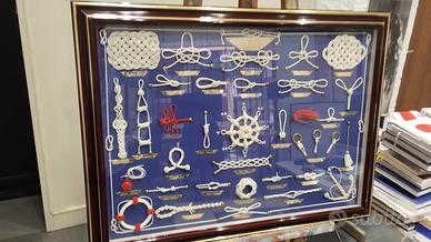 Quadro con nodi marinari