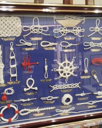 Quadro con nodi marinari