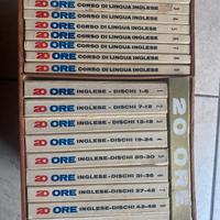 Corso inglese vintage con 52 vinili e 9 libretti