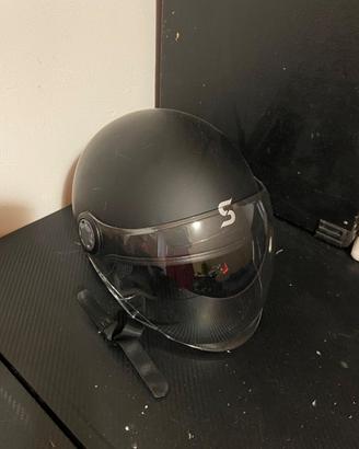 Casco Moto Jet Ska-P 1SHE ZEN BASIC Nero opaco