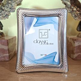 Cornice Portafoto in Argento x foto cm 13x18 Nuova