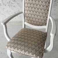 Sedia da pranzo con braccioli