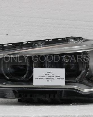 Faro led adattivo anteriore sx bmw x1 f48 | 000455