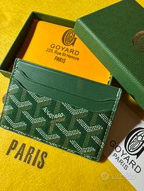 Portacarte goyard verde