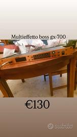 multieffetto boss e pedaliera midi