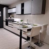 CUCINA LINEARE  MODERNA CON SNACK