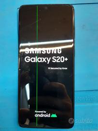 DISPLAY CON RIGA VERDE ORIGINALE SAMSUNG S20 plus
