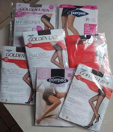 Collant varie marche colori denari