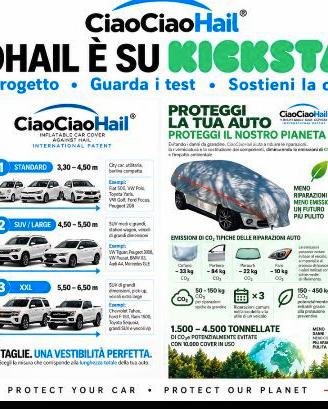 cover gonfiabile proteggi auto 