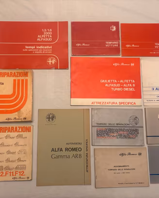 Manuali tecnici d'epoca Alfa Romeo / Fiat Croma
