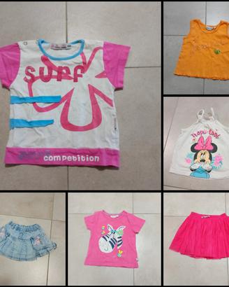 set 36 pezzi abbigliamento bimba 