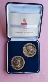Cofanetto con 2 Medaglie celebrative RARE