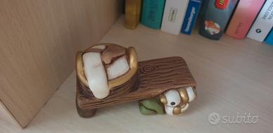 Thun Presepe Giubileo Panca con Bucato Lavatoio