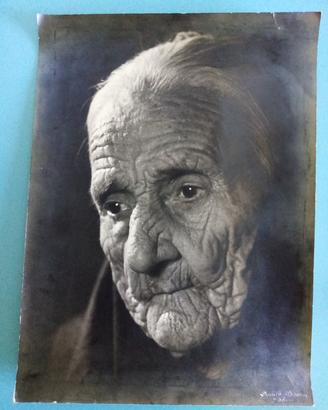 Ritratto anziana donna, Quinto Albicocco. 