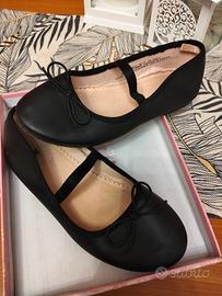Ballerine bambina nere n. 31 con braccialetto 