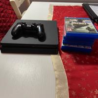 Playstation 4 slim 500 gb + giochi +joestick nuovo