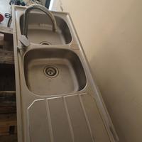 lavello ad incasso in acciaio inox 