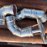 Terminale cinese in acciaio inox per stufe pellet