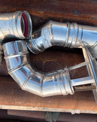 Terminale cinese in acciaio inox per stufe pellet
