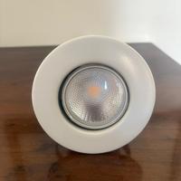 11 faretti  a muro targetti  con lampadine  led